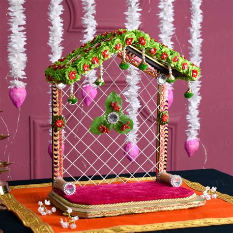 Buy Handcrafted Phool Darbar-Large Online in India - Mypoojabox.in