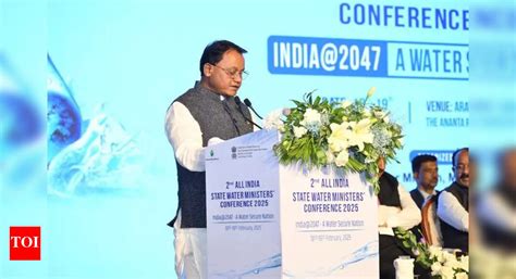 CM highlights state initiatives to conserve water resources ...