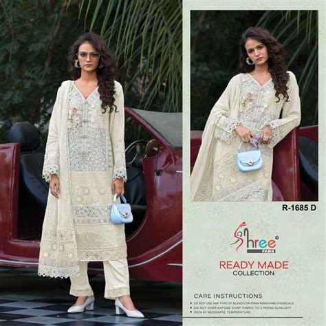 Shree R 1685 Ragga Chiffon Ready Made Pakistani Salwar Suits