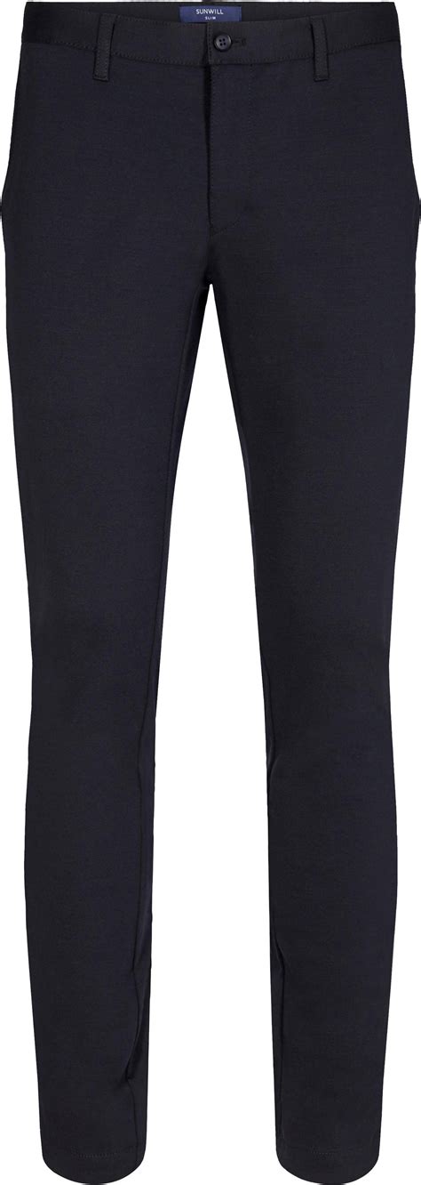 SUNWILL Extreme Flexibility Slim Fit Pants - Navy • Pris