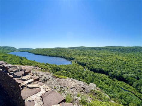 Lake of the Clouds, Porcupine Mountains Wilderness State Park, Michigan ...