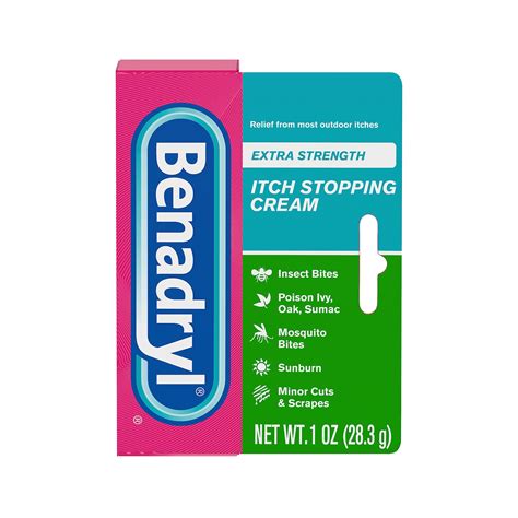Amazon.com: Benadryl Crema tópica antipicazón extra fuerte con 2% de ...
