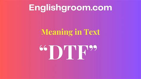What Does “DTF” Mean in Text? A Clear Guide to the Slang and Beyond