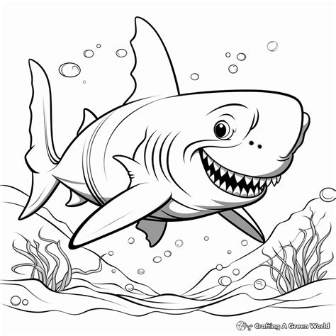 Shark Coloring Pages - Free & Printable!