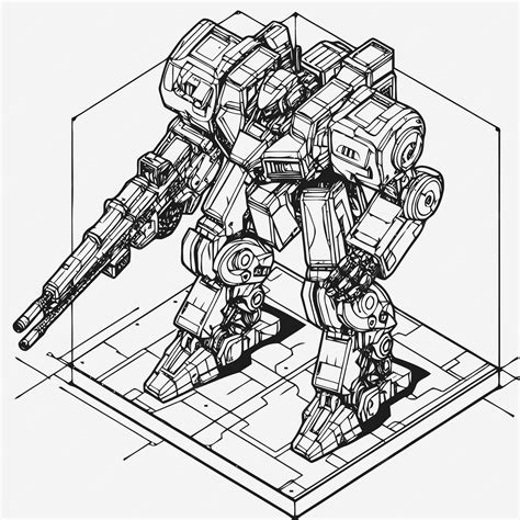 Robot Line Art 的图像结果