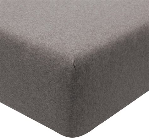 Jersey Fitted Sheet Stretch 100% Cotton 40cm Extra Deep (Cream, Double ...