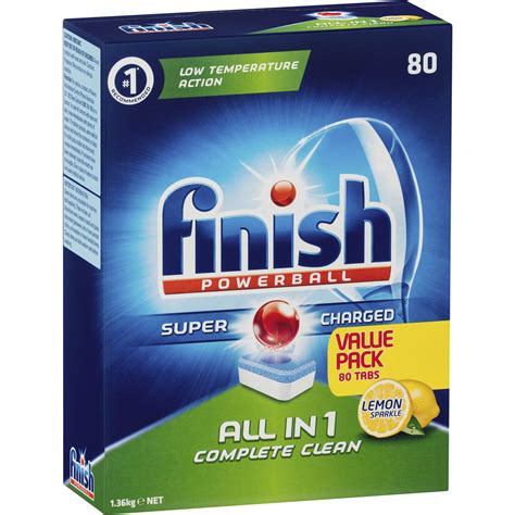Finish Dishwasher Tablets All-in-1 80 Pack | Woolworths