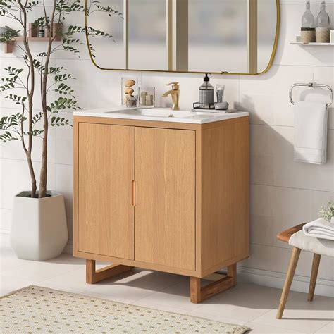 Amazon.com: Bellemave 30" Bathroom Vanity Set with Sink,Bathroom Vanity ...