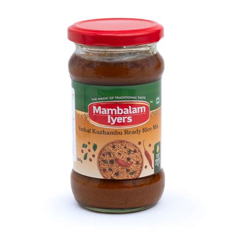 Vathal Kuzhambu Ready Rice Mix (300 Gms) – Mambalam Iyers Food Products