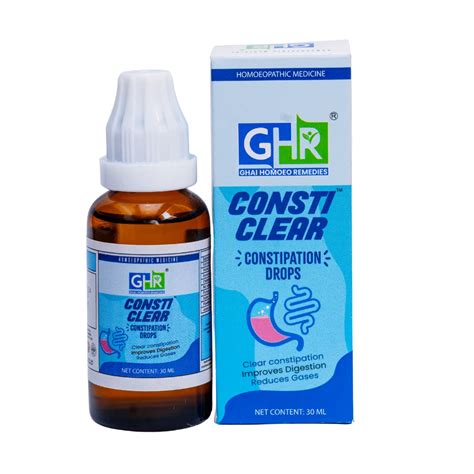 Consticlear | Constipation Drops – Ghai Homoeo Remedies
