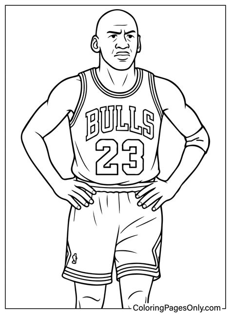 Free Printable Michael Jordan Coloring Pages