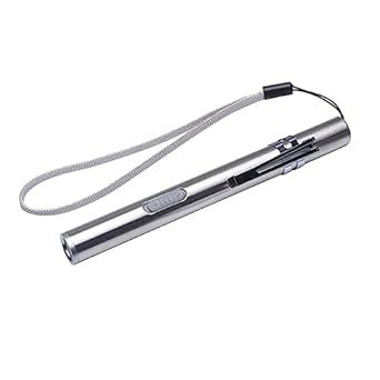 CHILDWEET Led Medical Stainless Steel Inspection Pupil Gauge Nurse ...