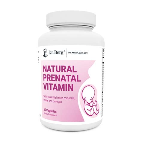 Natural Prenatal Vitamin with Folate and Omegas - 60 Capsules – Dr. Berg