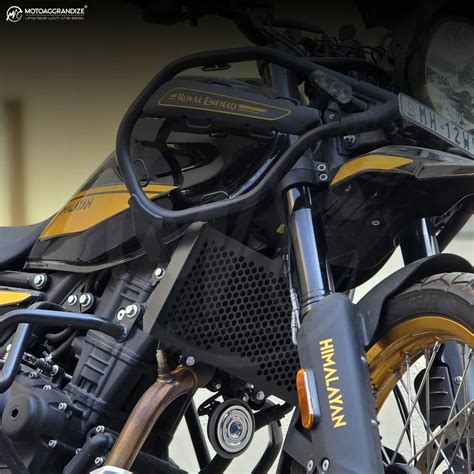 Royal Enfield Himalayan 450 - Motoaggrandize Radiator Guard | Cover ...