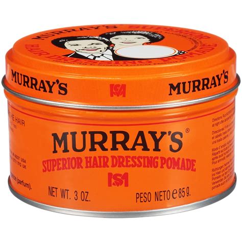Murray's Superior Hair Dressing Pomade, 3 Oz, Adds Texture and Shine ...