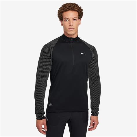 Nike Dri-FIT Element Running Division Half Zip Top - Black/Reflective ...