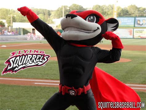 Flying Squirrels Baseball Logo