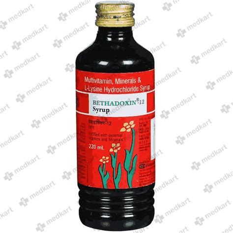 BETHADOXIN 12 SYRUP 220 ML Price, Uses, Side Effects & Substitutes ...