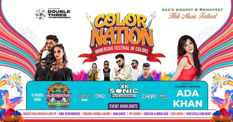 Color nation - immersive festival of colors, Joggers park Chicalim ...