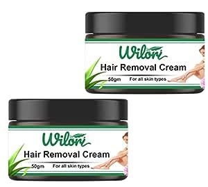 Buy Wilori Combo Pack Pure Hair Removal Cream for Women with No Ammonia ...
