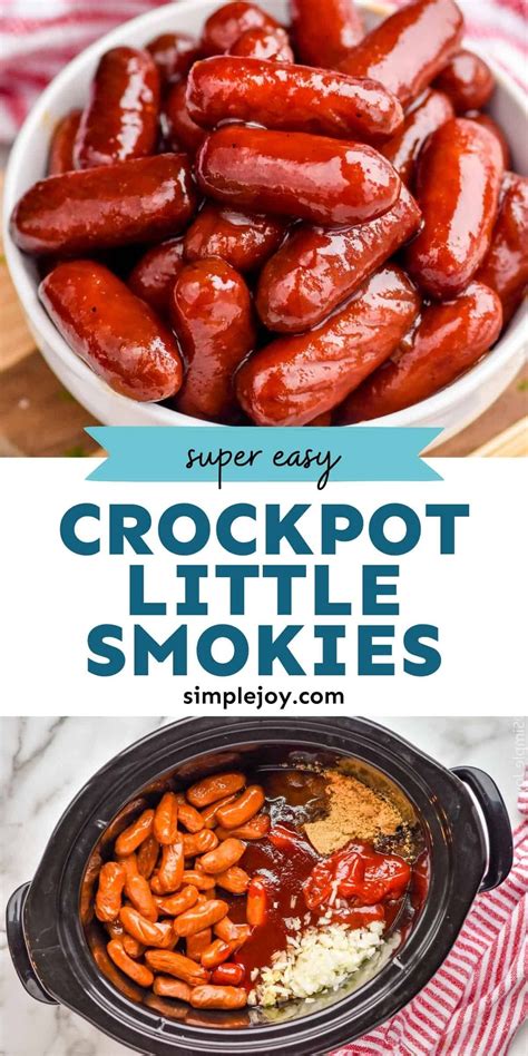 Crockpot Little Smokies are an easy appetizer that are always a crowd ...