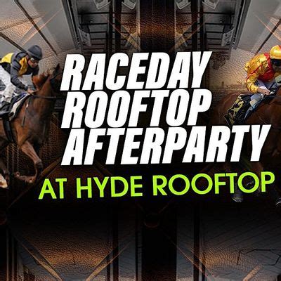 Raceday Rooftop After Party at Hyde Rooftop, Hyde Dublin, Dublin 2, 10 ...