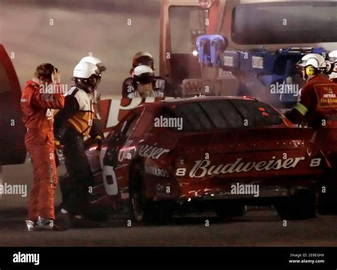 Dale Earnhardt Jr With His Car High Resolution Stock Photography and ...