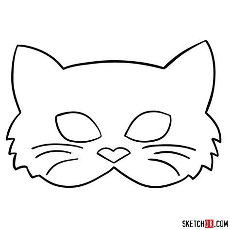 How to Draw a Kitten Mask - Step-by-Step Guide
