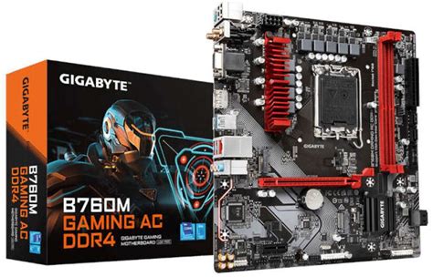 GIGABYTE B760M GAMING AC DDR4 LGA 1700Socket Micro-ATX Intel B75 ...