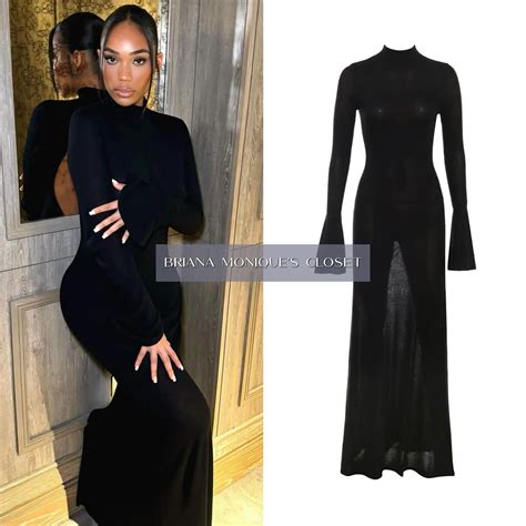 Briana Monique's Closet | @brixana via instagram Bri’s wearing @houseofcb Sancha Knit Maxi Dress ...