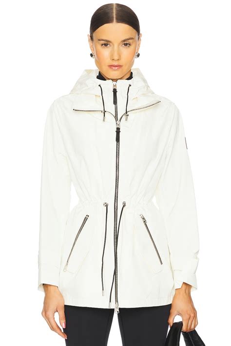 Mackage Melany Rain Jacket in Cream | REVOLVE