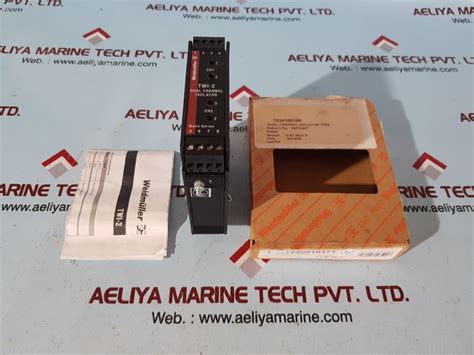 Weidmuller twi-2 dual chanel isolator twi-2/4-20ma/x – Aeliya Marine
