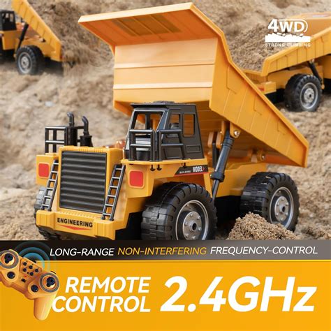 KASQERT RC Dump Truck Toys for Boys, 11 Channel Remote India | Ubuy