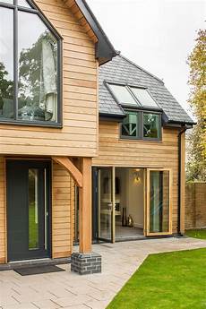Wood Clad House by Self Build Front Exterior House Timber Frame House With Wood Clad House
