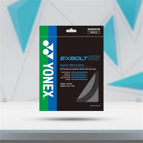 Buy now Yonex Exbolt 65 - Precision Badminton String – InstaSport