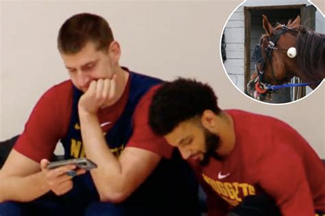 Nikola Jokic busy 'scouting horses' during Nuggets practice