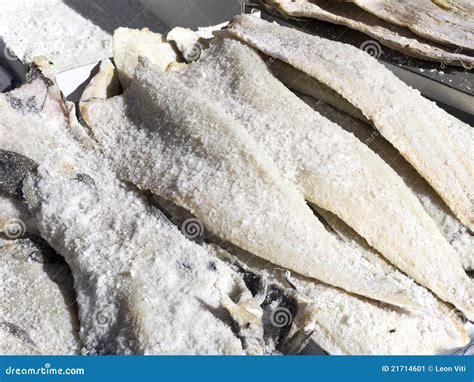 Dried salted cod stock image. Image of diet, pile, gray - 21714601