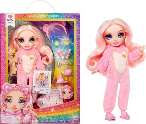 Brandclub - Rainbow High Jr High PJ Party - Bella, Pink 9" Posable ...