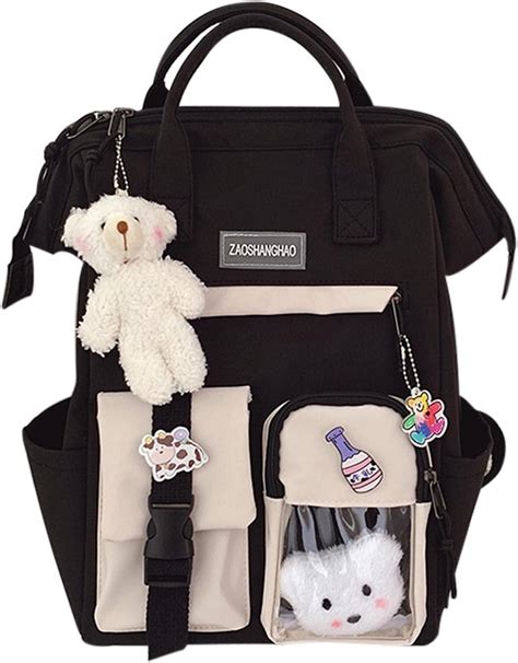 Buy Kawaii Backpack With Kawaii Accessorie, Aesthetic Backpack Cute ...