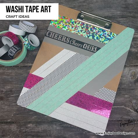 Simple Washi Tape Craft Ideas for All Ages | Emjaybee Design