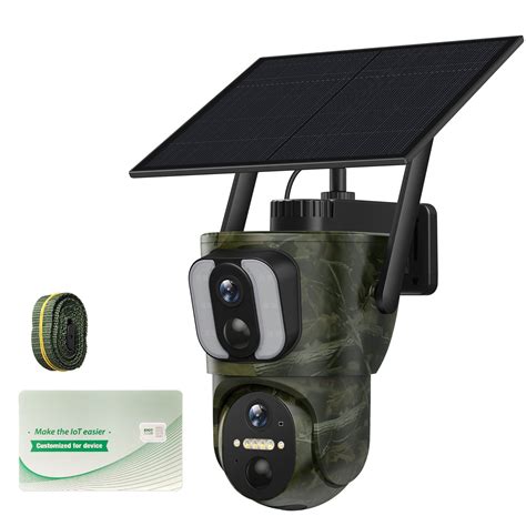 Voopeak 4G LTE Cellular Solar Powered Live View Trail Game Camera