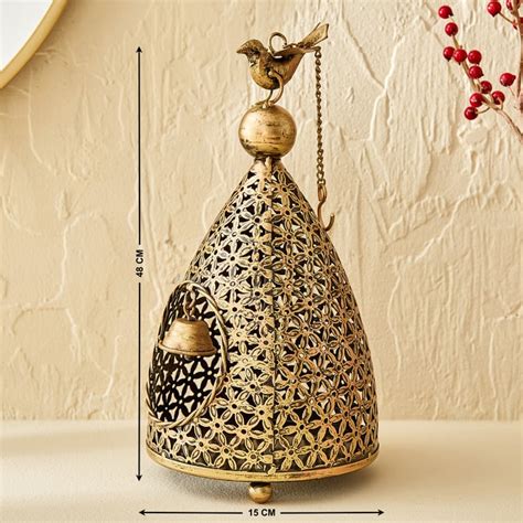 Buy Corsica Mystic India Metal Bird House Hanging T-Light Holder ...
