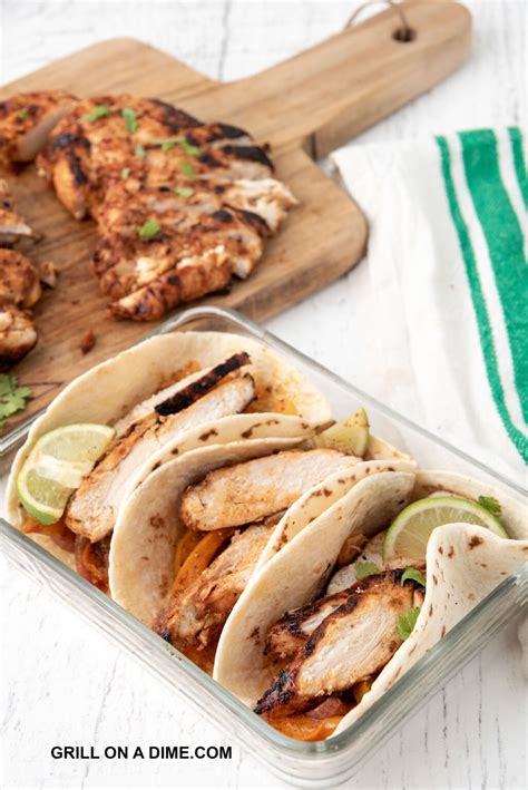 Chicken Fajita Marinade - grillonadime.com