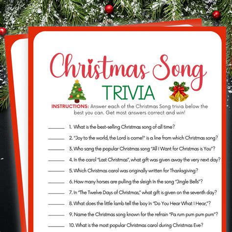 Christmas song trivia christmas games printable christmas party games ...