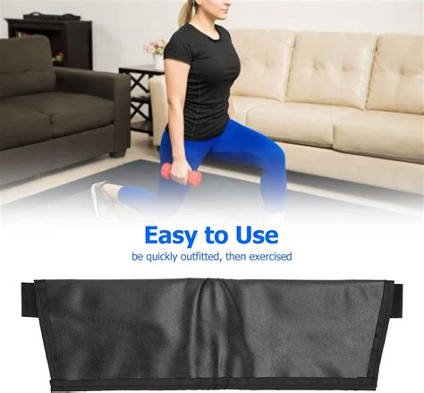 Buy Hip Thrust Belt PU Leather 100Lbs Load Capacity Portable Hip Thrust ...