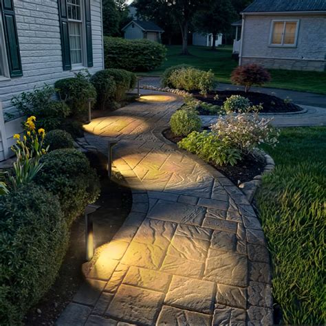 FabStyl Solar Pathway Lights Outdoor, 4 Packs Up to 20Hrs Solar Yard ...