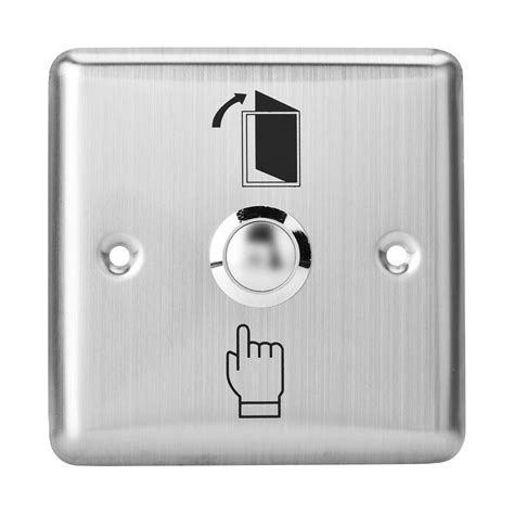 Exit Button - Stainless Steel Door Switch Door Exit Access Push Button ...