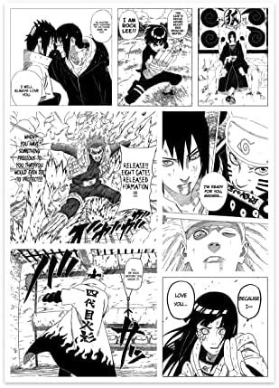 FADDY NATIVE Anime Inspired Shinobi Manga Panel 21 Waterproof Non ...