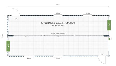 40-ft Double Container