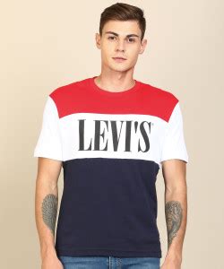 LEVI'S Colorblock Men Round Neck Multicolor T-Shirt - Buy LEVI'S ...